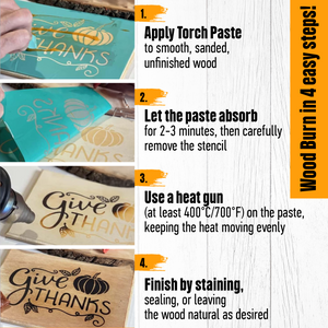 Torch Paste - The Original Wood Burning Paste