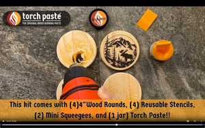 wood burning kit wildlife mountains bear moose eagle deer