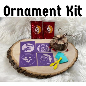 Ornament Kit - Easy Wood Burning Gift - Torch Paste